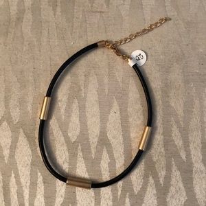 Soft Black/Gold Choker